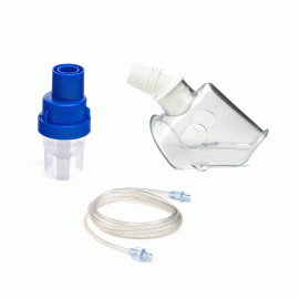 Kit accesorii Philips Respironics Sidestream, 4447, masca de copii, pahar de nebulizare, furtun, pentru aparatele de aerosoli cu compresor